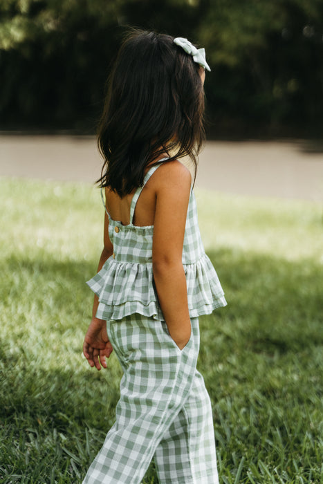 Mini Apple Set in Gingham Print