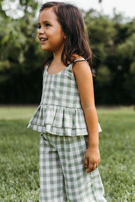 Mini Apple Set in Gingham Print