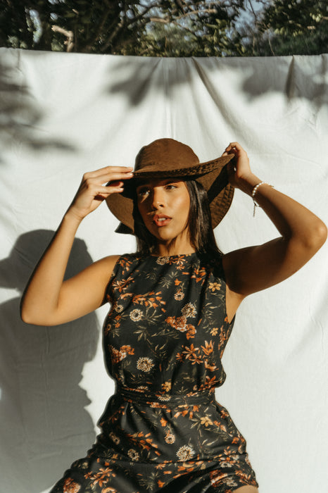Elisa Midi Dress | Vintage Floral Print