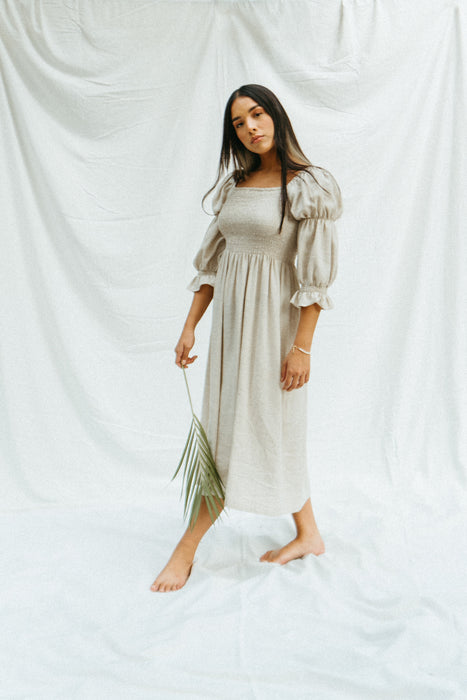 Ester Midi Dress | Sand