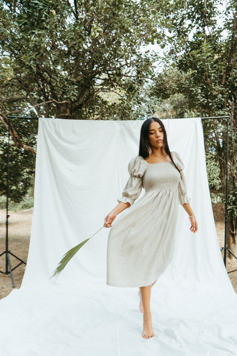 Ester Midi Dress | Sand