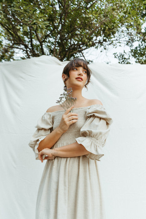 Ester Midi Dress | Sand