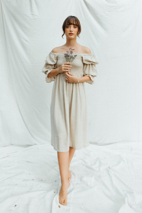 Ester Midi Dress | Sand