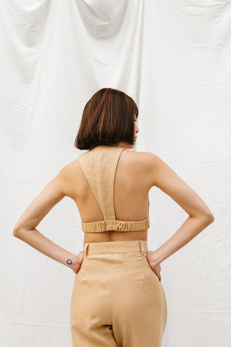Stella Linen Bralette