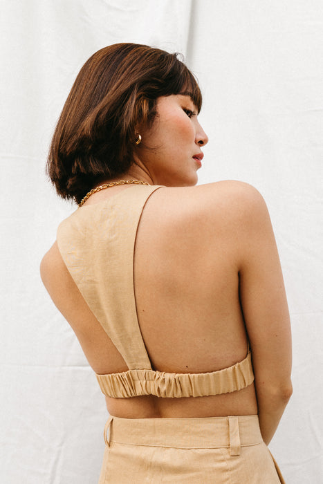 Stella Linen Bralette