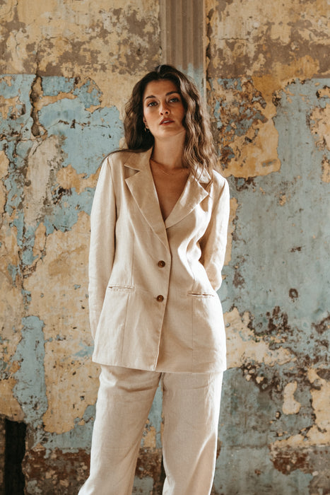 Terra Blazer in Beige
