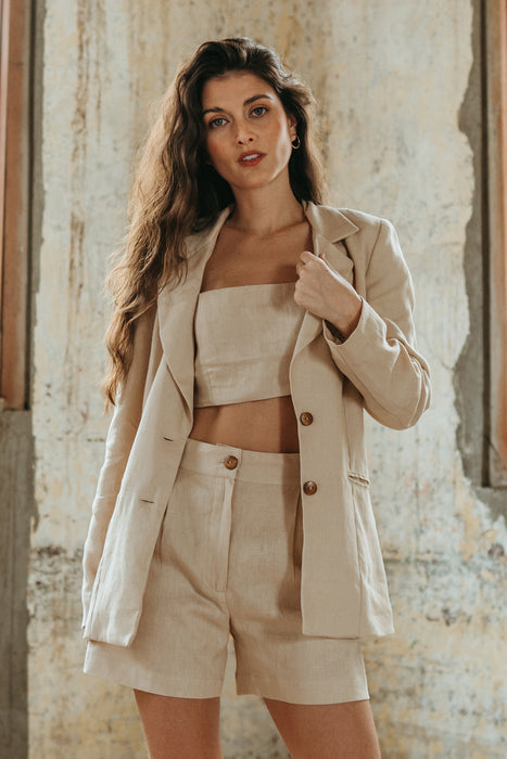 Terra Blazer in Beige