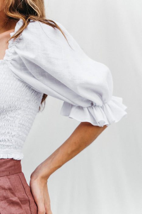 Bea Top in White