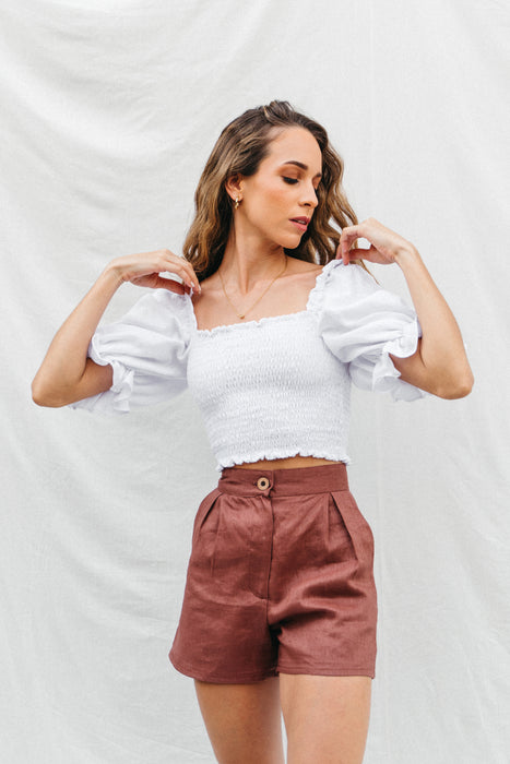 Bea Top in White