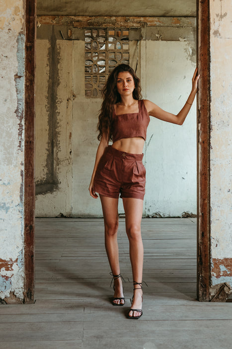 Morocco Short in Chocolate