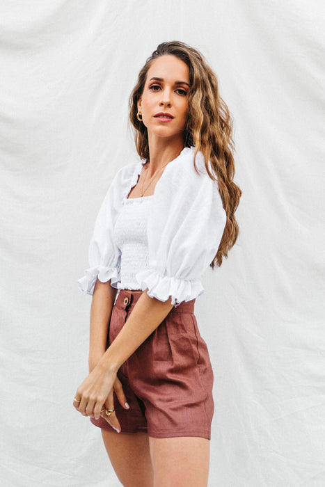 Bea Top in White