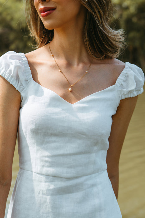 Bianca Dress in White