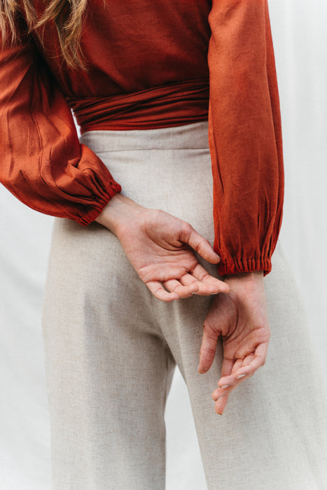 Sima Top in Terracota