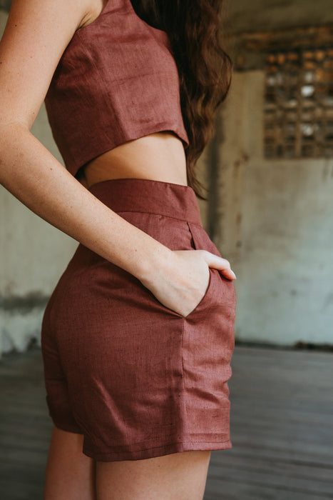 Morocco Short in Chocolate