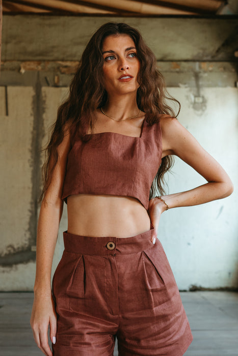 Morocco Short in Chocolate