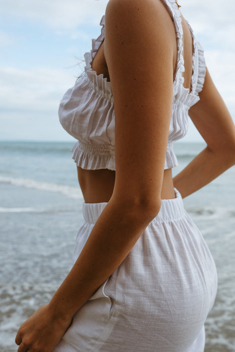 Alba Pant in White
